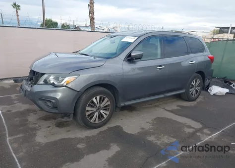 2017 Nissan Pathfinder Sl из США, поврежденный, VIN 5N1DR2MM8HC686391